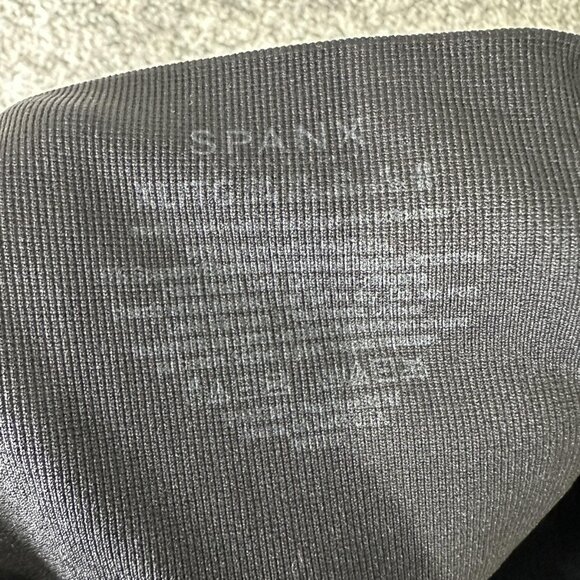 Spanx Leggings Womens XL Tall Black High Rise Seamless Shaping Tummy Control - Picture 6 of 7